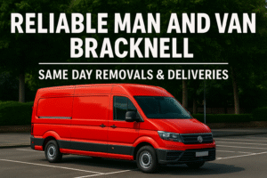 Reliable Man and Van Bracknell van offering same day removals and deliveries